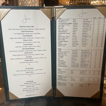 Jane - Southlake - Menu - Wine Bars Near Me - Southlake, Texas Jane - Southlake - Menu - Wine Bars Near Me - Southlake, Texas