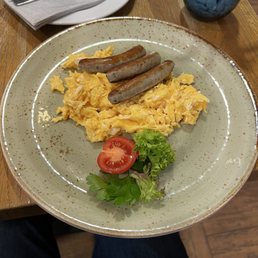 Sausage and eggs Sausage and eggs