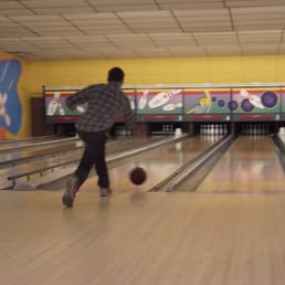 Some of the lanes at Elgin Lanes.