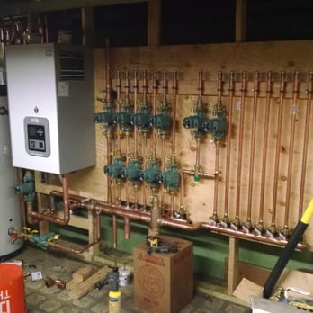 Amber Plumbing & Heating - Triangle Tube boiler with 11 zones! - Plumbing Near Me Amber Plumbing & Heating - Triangle Tube boiler with 11 zones! - Plumbing Near Me