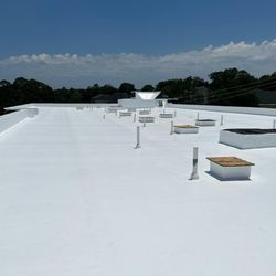 Innovative Roofing Pros - A new construction hotel flat roof. Looks cool doesn't it?