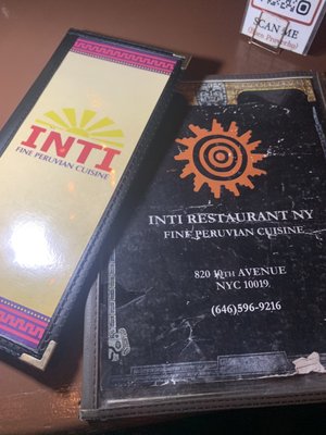 Menu photo 7 Inti Peruvian Restaurant New York, NY Menu photo 7 Inti Peruvian Restaurant New York, NY