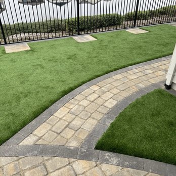 System Pavers - Our Beautiful backyard with a view - Masonry/Concrete Near Me - Rancho Cordova, California