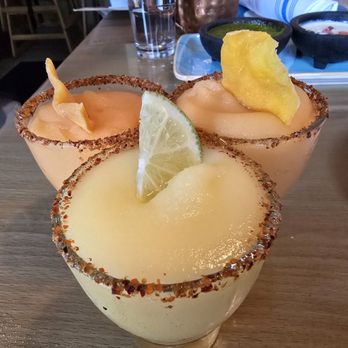 Tequila & Taco - Frozen Marguerita Flight. The lime one is delicious! - Tacos Near Me - Alexandria, Virginia Tequila & Taco - Frozen Marguerita Flight. The lime one is delicious! - Tacos Near Me - Alexandria, Virginia