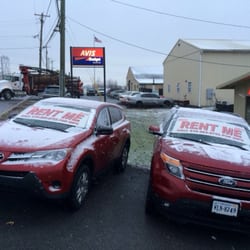 Avis Rent A Car - Cars that are on the display, in front of the store
