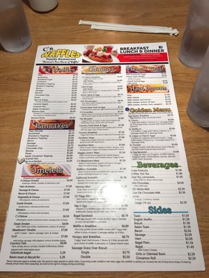 Menu photo 8 C's Waffles Boardman Youngstown, OH