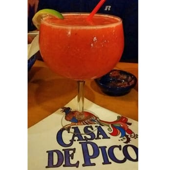 Casa De Pico - Strawberry Margarita - Mexican Near Me - La Mesa, California
