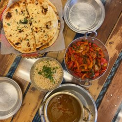 Chapati - Chili Chicken, Beef Nihari, garlic naan