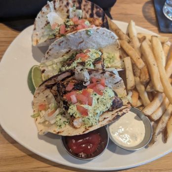Bonefish Grill - Baja blackened salmon taco - Seafood Near Me - Greenwood, Colorado