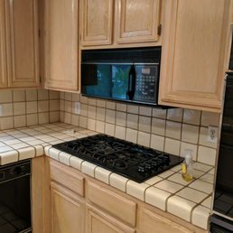 Before and after of the kitchen Before and after of the kitchen