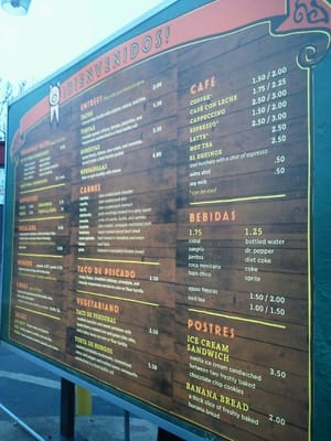 Menu photo 7 El Tacorrido Austin, TX