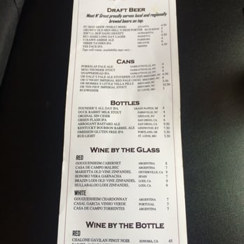 Meat 'n Greet - 1/2 drink menu - Burgers Near Me - Newnan, Georgia