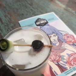 Safe House Distilling - Tasty cocktail during nude life drawing at first Friday Artwalk