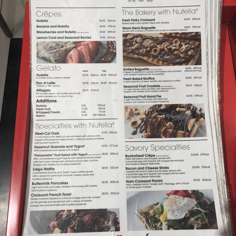 Nutella Cafe - Desserts Near Me - Chicago, Illinois Nutella Cafe - Desserts Near Me - Chicago, Illinois