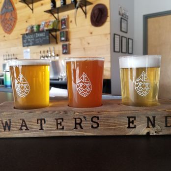 Water's End Brewery - Flight of 3 - Breweries Near Me - Lake Ridge, Virginia Water's End Brewery - Flight of 3 - Breweries Near Me - Lake Ridge, Virginia