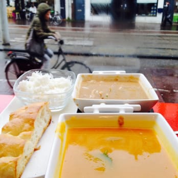 Think Soup - Best selection of soups in town. Just what the doctor ordered for this rainy cold day.  Peanut soup is legendary. - Cafes Near Me - Amsterdam, New Hampshire