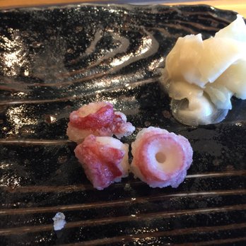 Sushi Shunka - Omakase Otsumami #2) Kyu-Ba No Tenpura (Deep-Fried Octopus Suckers) - Sushi Bars Near Me - Costa Mesa, California Sushi Shunka - Omakase Otsumami #2) Kyu-Ba No Tenpura (Deep-Fried Octopus Suckers) - Sushi Bars Near Me - Costa Mesa, California