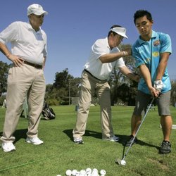 Bill Westerlund PGA Golf Instructor - Golfer Kota Kojima gets tested on his internal core strength utilizing my trademarked core-breathing techniques to improve his swing.