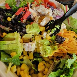 It's a lazy salad day.