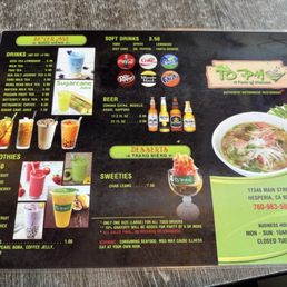 Menu May 2025