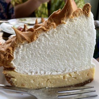 Blue Heaven - Key lime pie side view. - Breakfast & Brunch Near Me - Key West, Florida