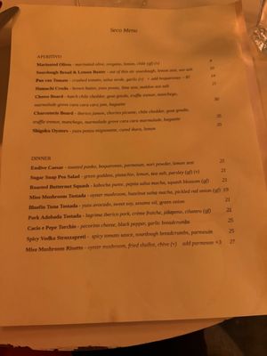 Menu photo 2 Seco Los Angeles, CA