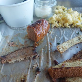 SMKD BBQ - Smoked sausage and brisket in cowboy platter is so delicious - American Near Me - Henderson, Nevada SMKD BBQ - Smoked sausage and brisket in cowboy platter is so delicious - American Near Me - Henderson, Nevada