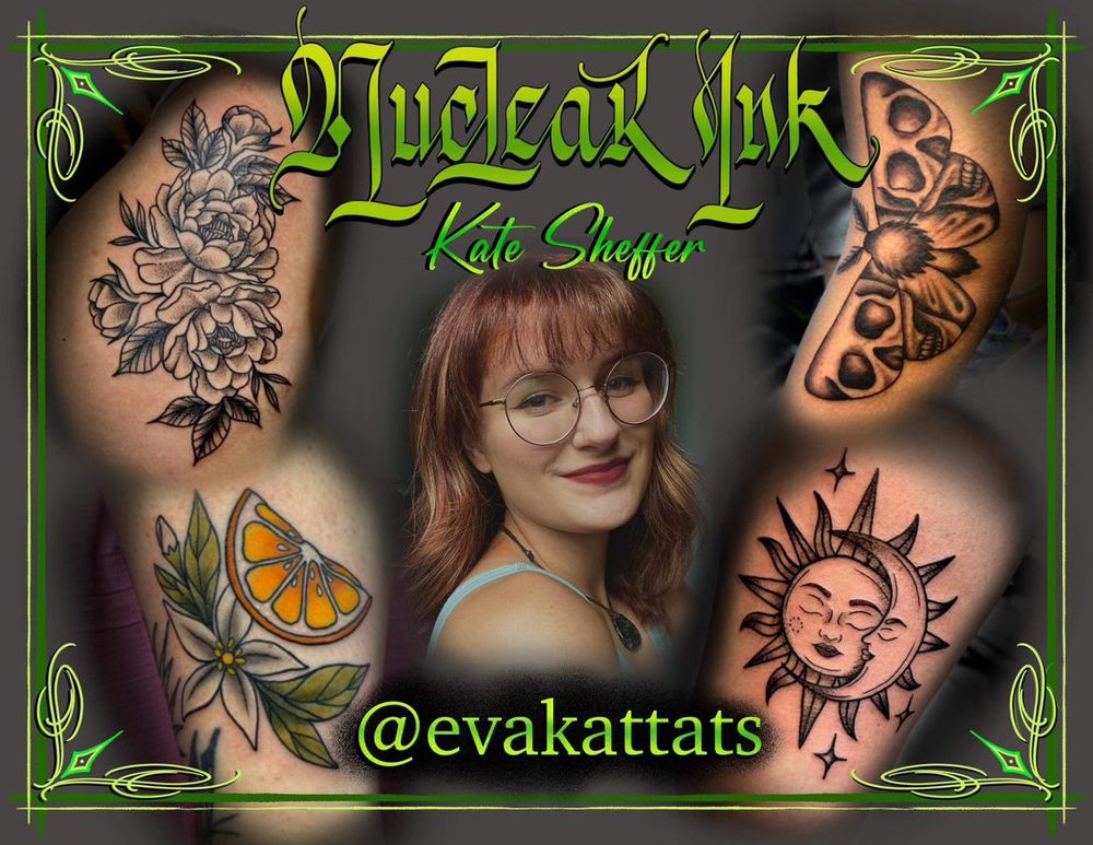 Nuclear Ink Tattoo Logo