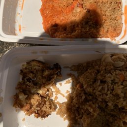 Dried out fried rice