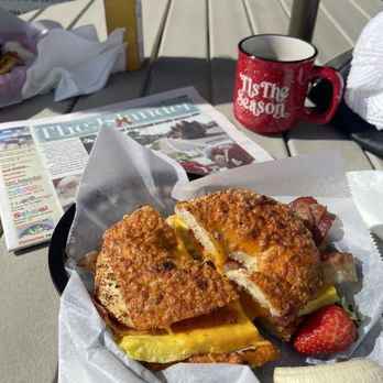 Paradise Bagels Cafe - Eggle - New American Near Me - Holmes Beach, Florida