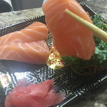 Sushi Corner - Very generous size salmon sashimi - Sushi Bars Near Me - Miami, Florida Sushi Corner - Very generous size salmon sashimi - Sushi Bars Near Me - Miami, Florida