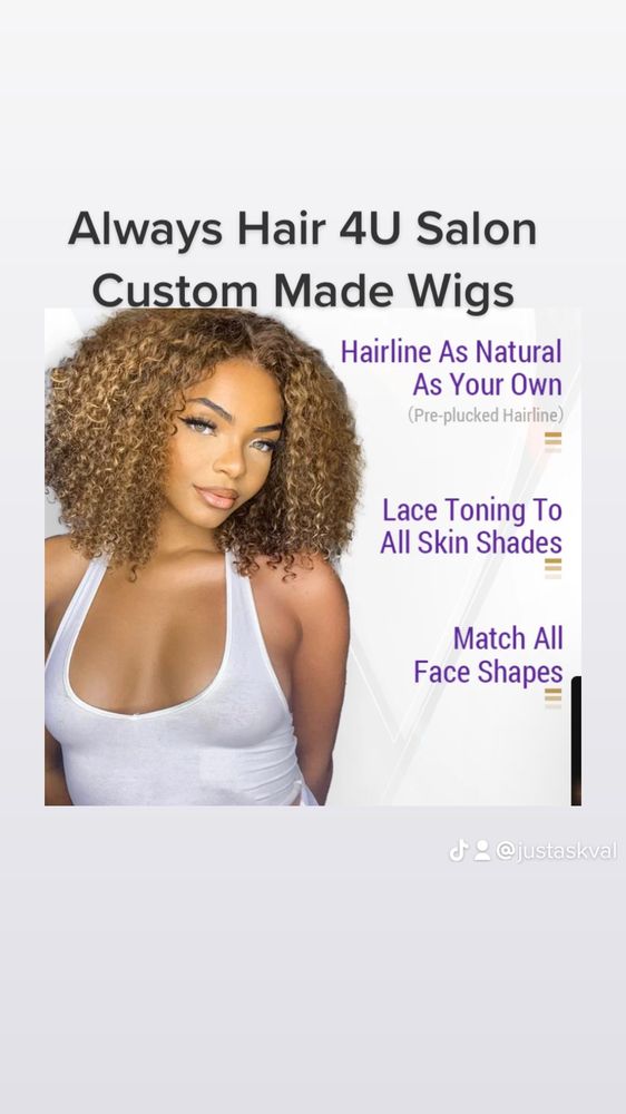 Always Hair 4 U Salon Logo