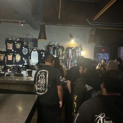 1720 - View of the merch setup on the side of the venue