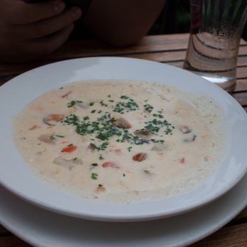 Salt Shaker Deli - Seafood Chowder - $11 - Pizza Near Me - Lunenburg, Nova Scotia Salt Shaker Deli - Seafood Chowder - $11 - Pizza Near Me - Lunenburg, Nova Scotia