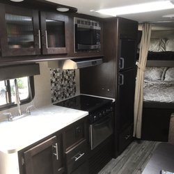 Bay Area Rental - Inside of the 2018 Forest River Grey Wolf