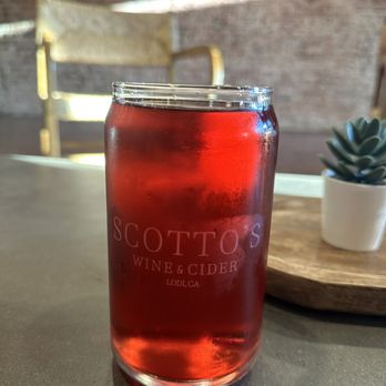 Scotto's Wine & Cider - Red white & blue drink - Wine Tasting Room Near Me - Lodi, California