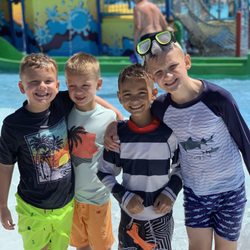 Uhrichsville Water Park - Friends at the pool