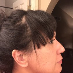 Boeau Belle Salon and Spa - Just terrible. I can't pin these back, I can't wrap it around my ears, and they don't mesh with my actual bangs.