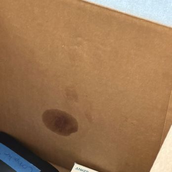 Prince Movers - Boxes being wetted from improperly packed liquids. - Movers Near Me