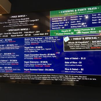 Ono Authentic Hawaiian Poke - Full menu, as of January 2018 - Poke Near Me - Edmonds, Washington Ono Authentic Hawaiian Poke - Full menu, as of January 2018 - Poke Near Me - Edmonds, Washington