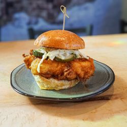 Tracey's - Munising Maple Hot Chicken Sandwich