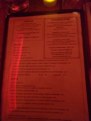 Menu photo 6 Le Trésor Paris, 75 Menu photo 6 Le Trésor Paris, 75