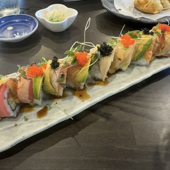 Sushi Yume - Spicy rainbow roll - Japanese Near Me - Round Rock, Texas Sushi Yume - Spicy rainbow roll - Japanese Near Me - Round Rock, Texas