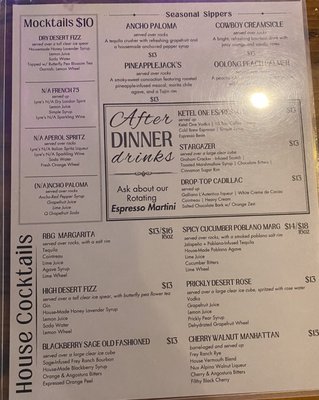 Menu photo 1 Reno Bar and Grill Reno, NV