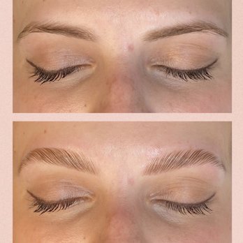 kajo brows - My brows before and after lamination by KaJo! - Permanent Makeup Near Me - Brooklyn, New York