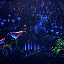 Art In Island - Black Light Nature