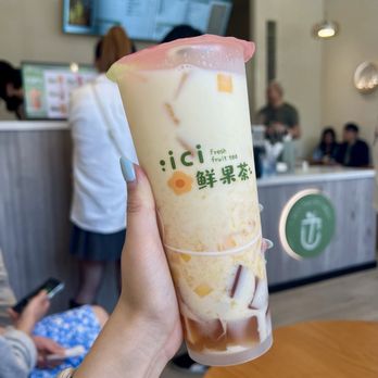 ICI Tea Drinks - Quarter Pound Mango - Bubble Tea Near Me - San Gabriel, California