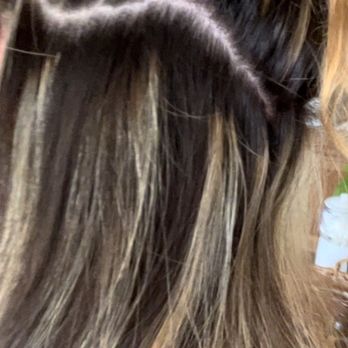 Baldwin Beauty Schools - Inspo Pic was a full bright blonde. I got ratty uneven stripes. 10% of my hair was highlighted for $115 and 7 HOURS - Cosmetology Schools Near Me - Austin, Texas Baldwin Beauty Schools - Inspo Pic was a full bright blonde. I got ratty uneven stripes. 10% of my hair was highlighted for $115 and 7 HOURS - Cosmetology Schools Near Me - Austin, Texas