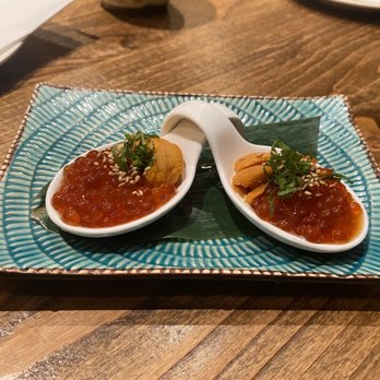 Kiraku - Uni and tobiko shooter - Tapas/Small Plates Near Me - Berkeley, California Kiraku - Uni and tobiko shooter - Tapas/Small Plates Near Me - Berkeley, California