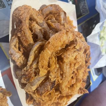 Blue Sky - Onion rings... so so good! - Burgers Near Me - Amarillo, Texas Blue Sky - Onion rings... so so good! - Burgers Near Me - Amarillo, Texas
